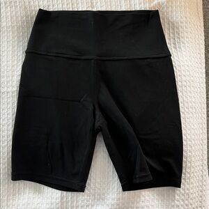 Athleta Black Transcend 7-Inch Bike Shorts
